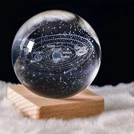 3D Crystal Galaxy Lamp ball